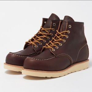 Men’s Red Wing Classic Moc Toe Brown Boots size 10
